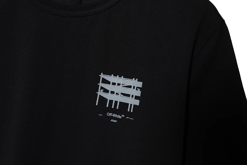 OFF-WHITE новая футболка с короткими рукавами и стрелой в горошек для мужчин и женщин Европейский код
