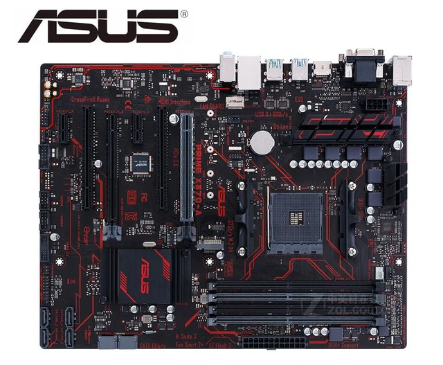 Asus X370-a Motherboard Socket Am4 Ddr4 Usb3.0 Usb3.1 64gb Hdmi Dvi X370 Desktop Motherboard - Motherboards - AliExpress