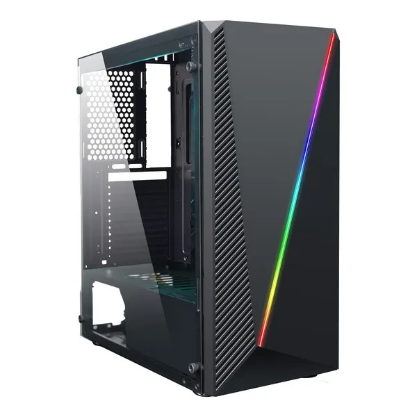 Micro ATX/ATX Midtower чехол CoolBox Deep Abyss RGB светодиодный|Компьютерные корпуса| |