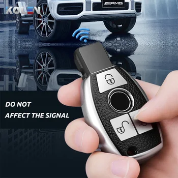 Custodia per chiave A distanza per auto PU TPU per Mercedes benz A B C E S GLA CLS CLA GLK classe W204 W251 W211 W210 W176 accessori - Custodia per chiave A distanza per auto PU TPU per Mercedes benz A B C