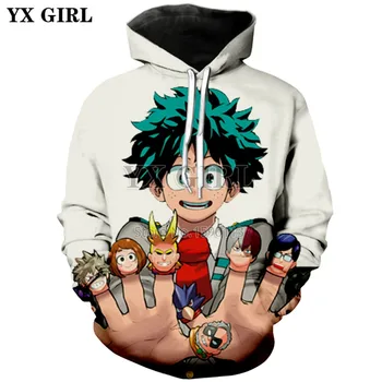 

2020 PLstar Cosmos NEW Anime Boku No Hero My Hero Academia Cosplay Tees 3D Print Hoodie/Sweatshirt Unisex Good Quality -5