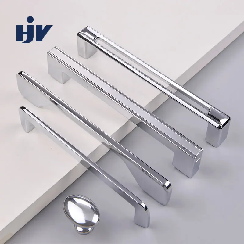 Мебельные ручки хромированные для кухонного шкафа гардероба современные мебели