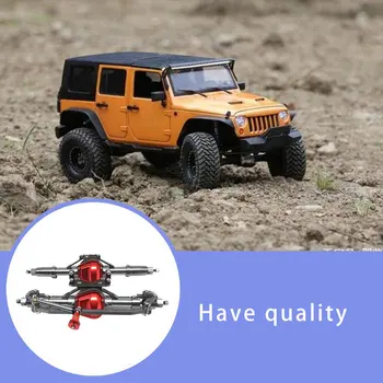 

1/10 Rc Car Complete Alloy CNC Metal Front And Rear Axle With Arm CNC Machined For 1:10 Rc Crawler AXIAL SCX10 RC4WD S242