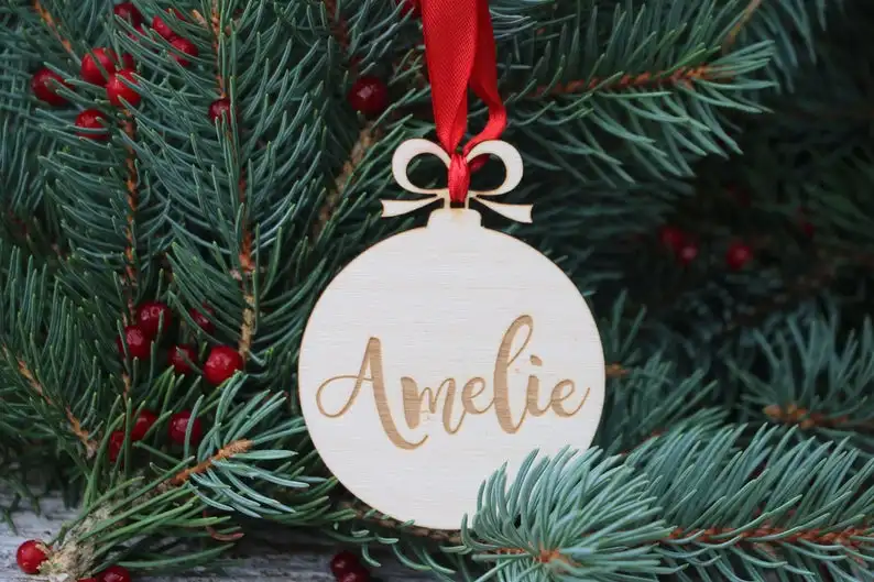 Украшение для рождественской елки/деревянная Подарочная бирка/Рождественское