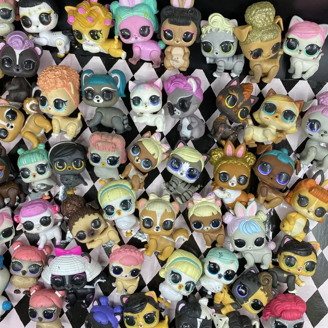 Original 5/10/15Pcs/set  multi-style surprise doll pet dog LOLs Pet doll children toy 2
