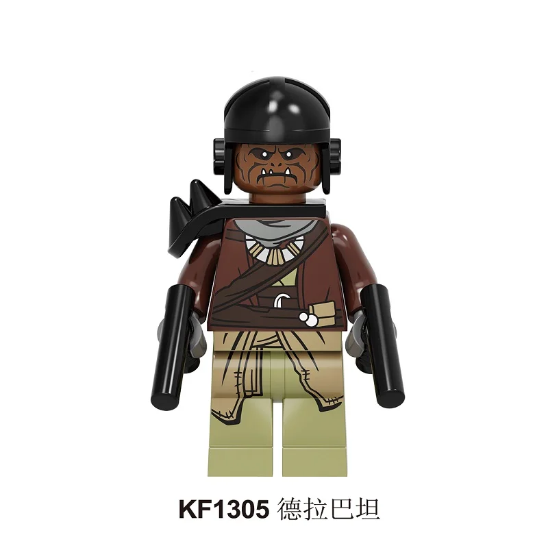 KF1305 20Pcs No Box 20 шт. строительные блоки juguetes Baby Yoda Mandalorian Jango Фетт Drabatan Yoda Rey PoE Dameron Фигурки игрушки для детей KF6111 - Цвет: KF1305 20Pcs No Box