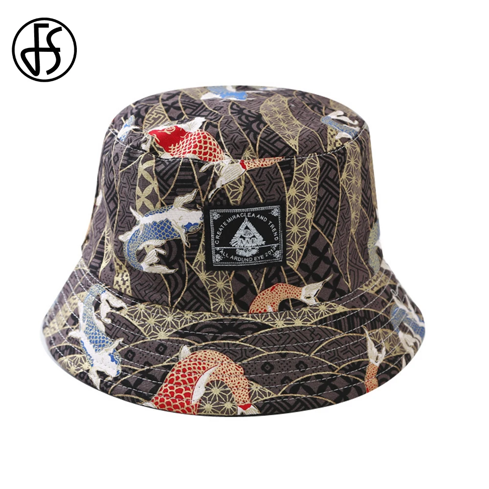Harajuku Goldfish Bucket Hat Double 