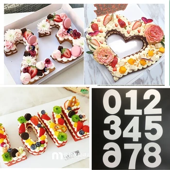 

Silicone Birthday Cake Digital Cake Mold Birthday Wedding Anniversary Arabic Number Cake Mold Silicone Cake Mold