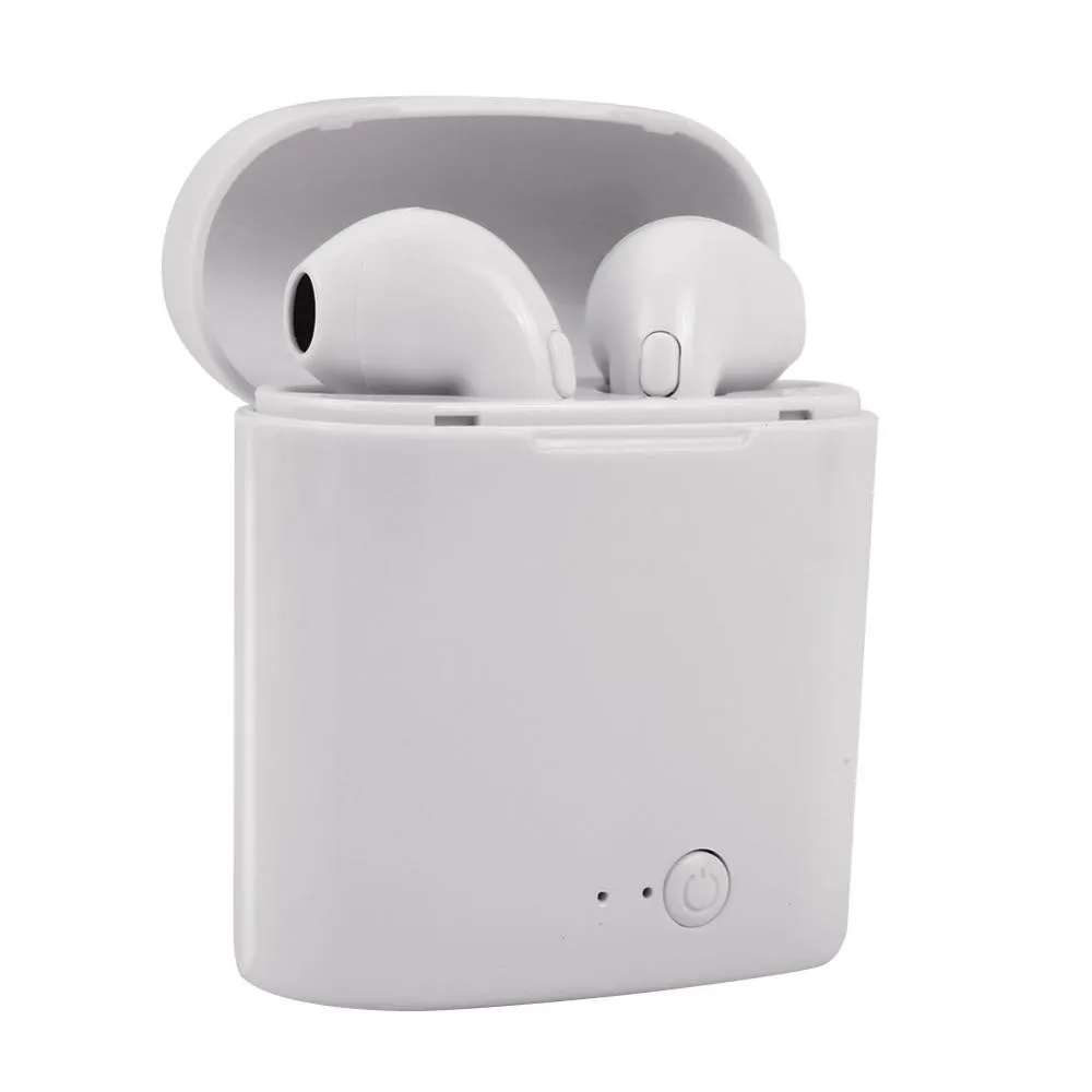 

i7s Tws Bluetooth Earphones Mini Wireless Earbuds Sport Handsfree Earphone Cordless Headset with Charging Box for xiaomi Phone
