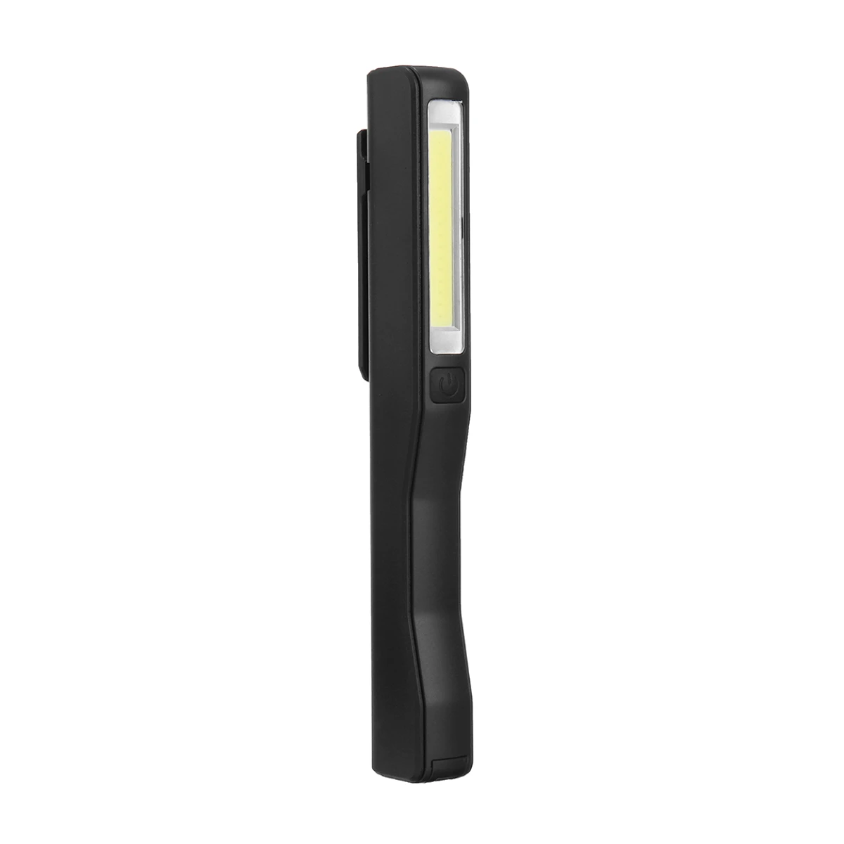 Фонарик Перезаряжаемый USB COB светодиодный магнитный ручка-фонарик рабочий свет для походный фонарь Тактический ночник использование AAA факел - Испускаемый цвет: Black