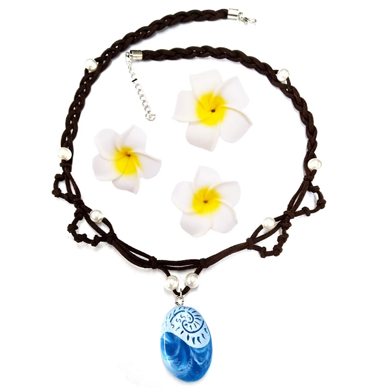 necklace Лидер продаж года; платье принцессы для маленьких девочек; костюм «vaiana» для костюмированной вечеринки; одежда для детей; праздничные платья с героями мультфильмов для девочек; костюмы - Цвет: necklace