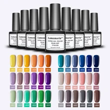 Lamemoria Гель-лак для ногтей гибридные лаки для ногтей полуперманентный гель uv Vernis цвет все для маникюра гель лак основа праймер