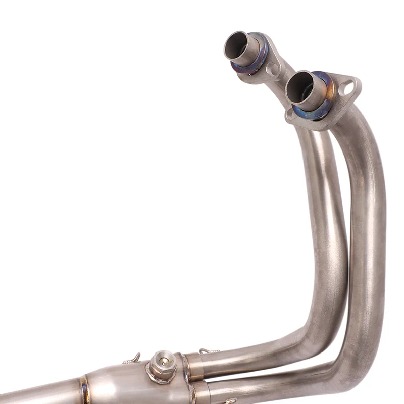 Slip-On For Kawasaki Ninja250 Ninja 250 300 Z250 Z300 2012 - 2017 Motorcycle Exhaust Titanium Alloy Escape Moto Front Link Pipe - Image 3
