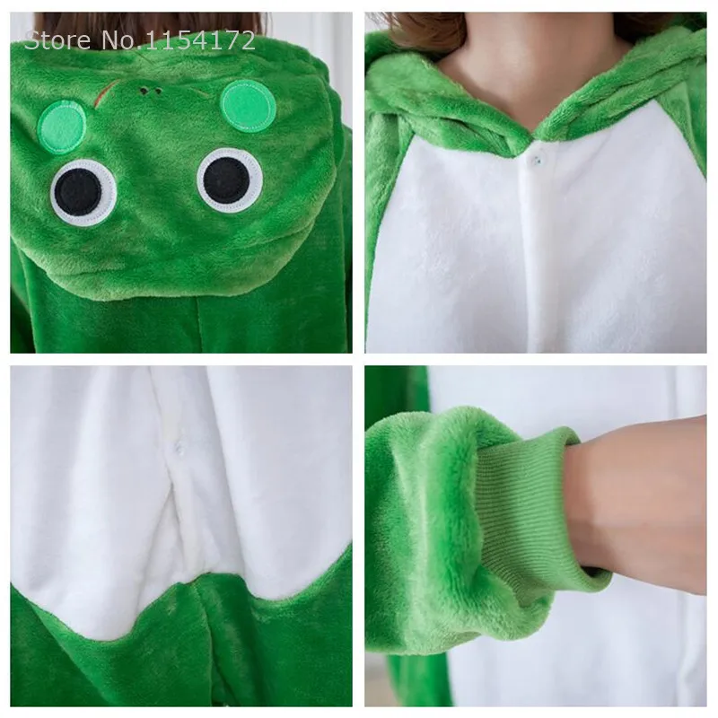 Пижама кигуруми в виде лягушки женский комбинезон для взрослых мультяшные