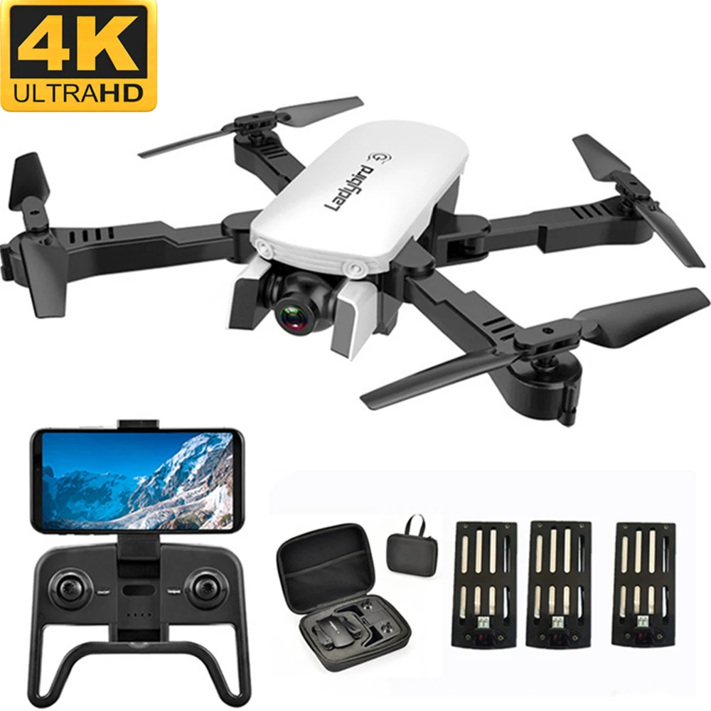 Wifi FPV RC Дрон с 1080P 4K HD камерой Квадрокоптер оптический поток позиционирования фото