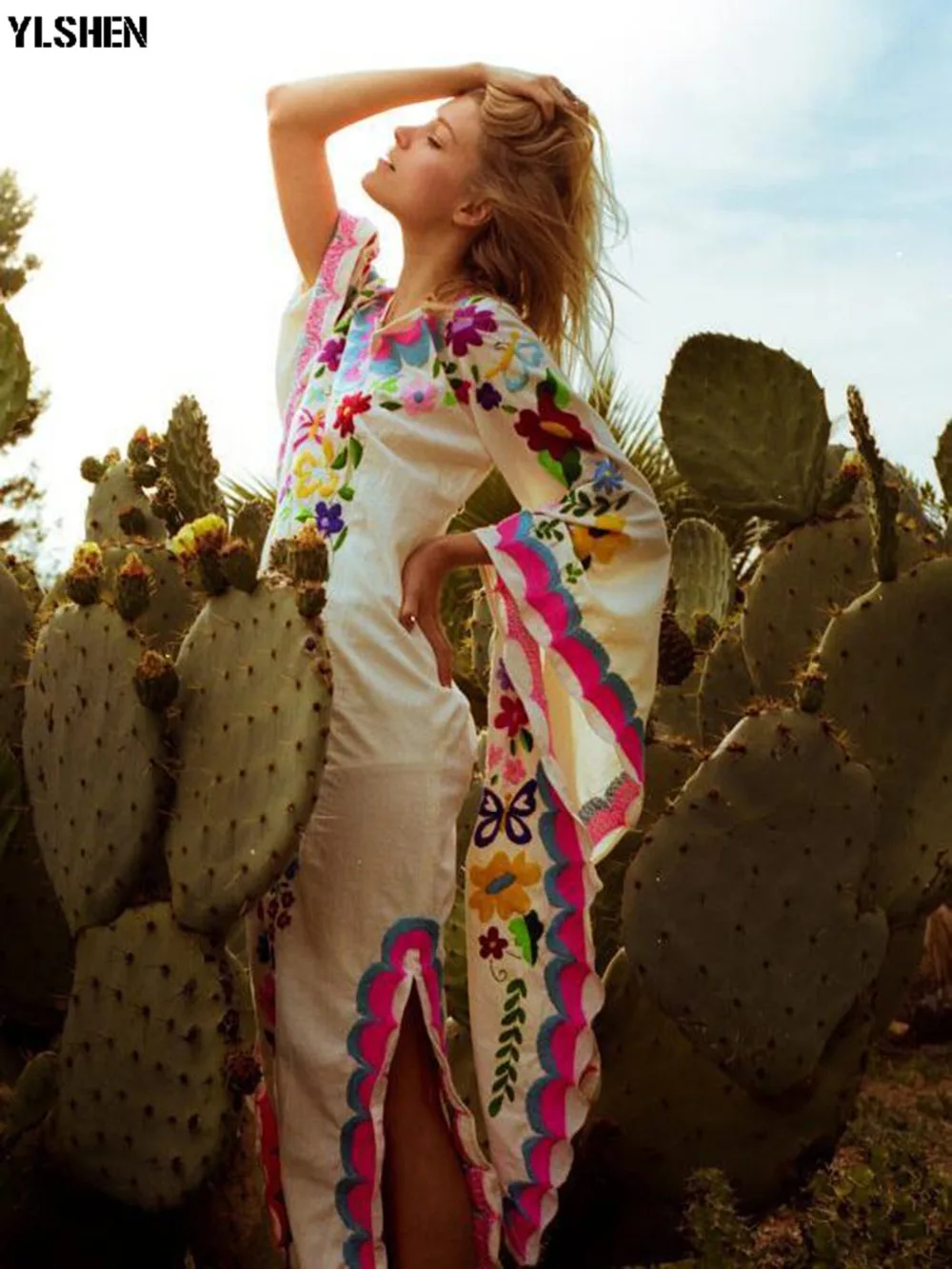 White African Dresses for Women 2019 Fashion Robe Boubou Africain Long Dress Butterfly Print Basin Riche Dashiki African Clothes 04