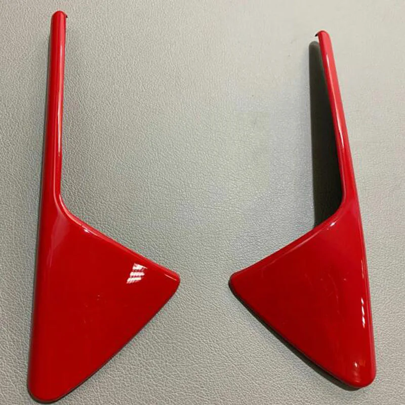 

2pcs set Red color For Tesla Model 3 Car side camera protective cover Decoration cap accessories