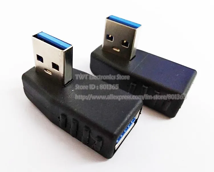 NCHTEK Вертикальный прямоугольный 90 градусов USB 3,0 адаптер «Папа-мама»/ /10 шт