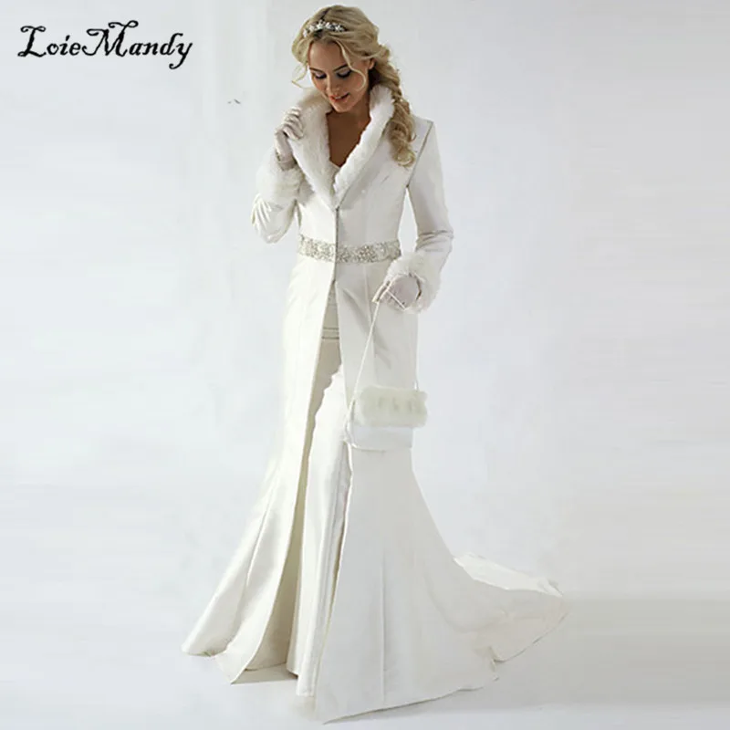Faux Fur Wedding Coat Cute Shawl Coat 