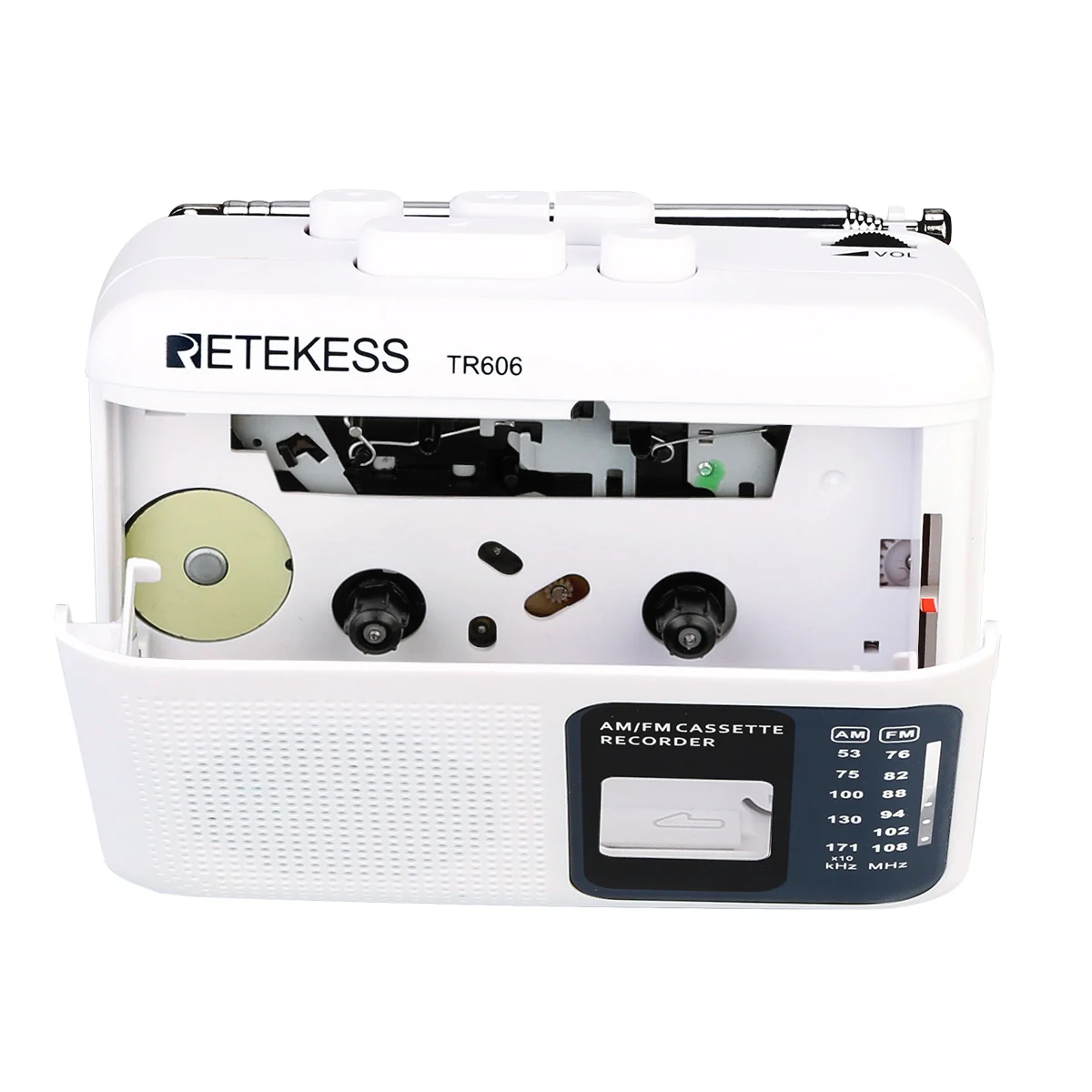 Retekess TR606 FM/AM портативное радио с кассетным воспроизведением диктофона встроенный усилитель
