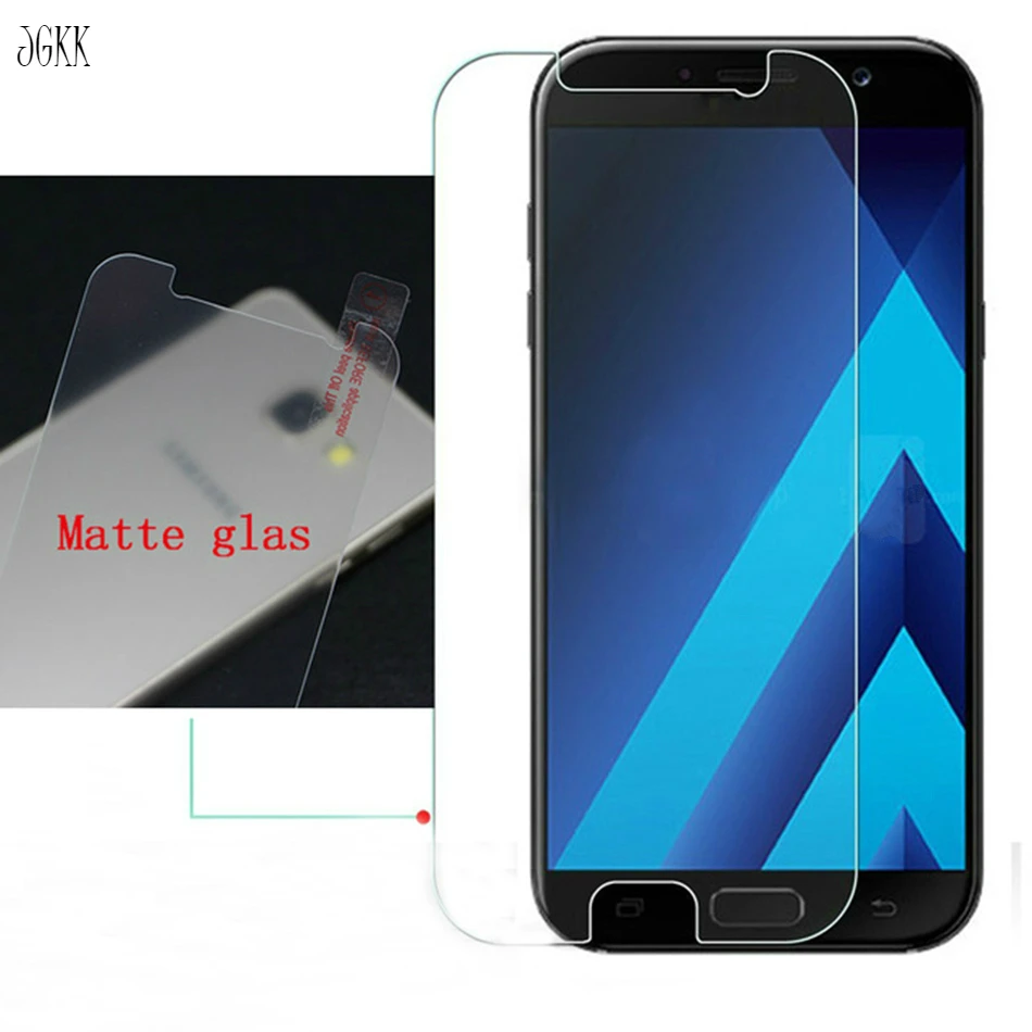 JGKK антибликовое матовое закаленное стекло для Samsung Galaxy A5 A7 A8 A6 Plus 2015 2016 2017 A9 2018 S7
