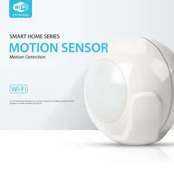 Smart WiFi PIR Motion Sensor Human Body Sensor Detector Home Alarm System Smart PIR Motion Sensor Tuya Smart Life With IFTTT