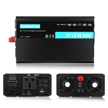 

Dual Display Intelligent 3500W Modified Power Inverter 12/24/48V TO 220V LED Display Power Converter Multi Protaction Inverter