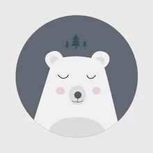 Современные Мультяшные Животные медведь кошка облако Жирафы коврики для детей гостиная детское игровое одеяло ковер краткое Скандинавское украшение детской комнаты