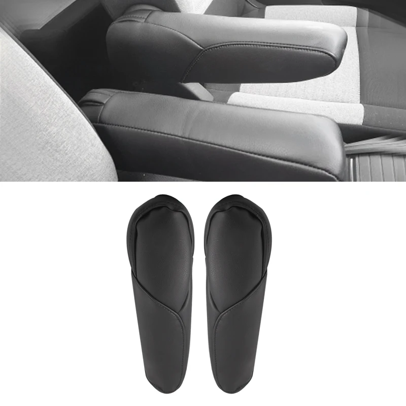 Для Honda CRV 2007 2008 2009 из искусственной кожи с губкой 2 шт. чехол для подлокотника