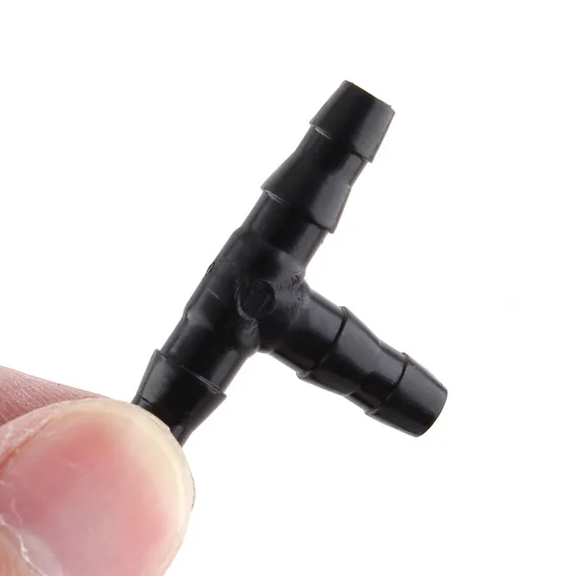 50 Db Öntözés 4/7 Mm -Es Tee -Csatlakozó 1/4 Hüvelykes Tömlőkert Kerti Pázsit Öntöző Csatlakozó Tömlőcsatlakozó - Image 6