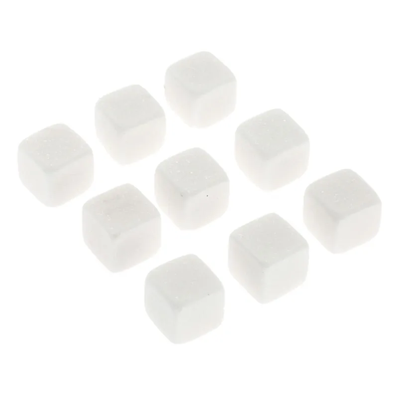 9 Pcs Whisky Ice Stones Wine Drinks Cooler Cubes Whiskey Rocks Granite Pouch Ice Cube Champagne