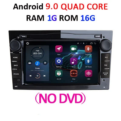 4G 64G 2 Din Android 9 автомобильный DVD gps Навигатор Радио для Opel Astra H G J Antara vectra c b Vivaro astra H corsa c d zafira b DSP - Цвет: B 1G 16G NO DVD