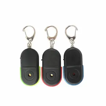 

Whistle Finder Key Finder Abs+Metal Led dazzle Glowing Creative Small Gift Voice Controlled Keychain 1 Piece Car Accessories