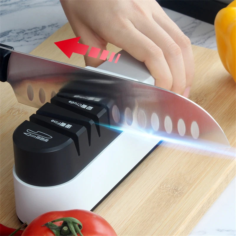 Electric Knife Sharpener Usb Charging Automatic Knife Grinder Household
