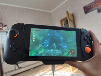 

NEW For Nintendo Switch Handheld Controller Grip Gamepad Double Motor Vibration Built-in 6-Axis Gyro Sweat-Proof Design