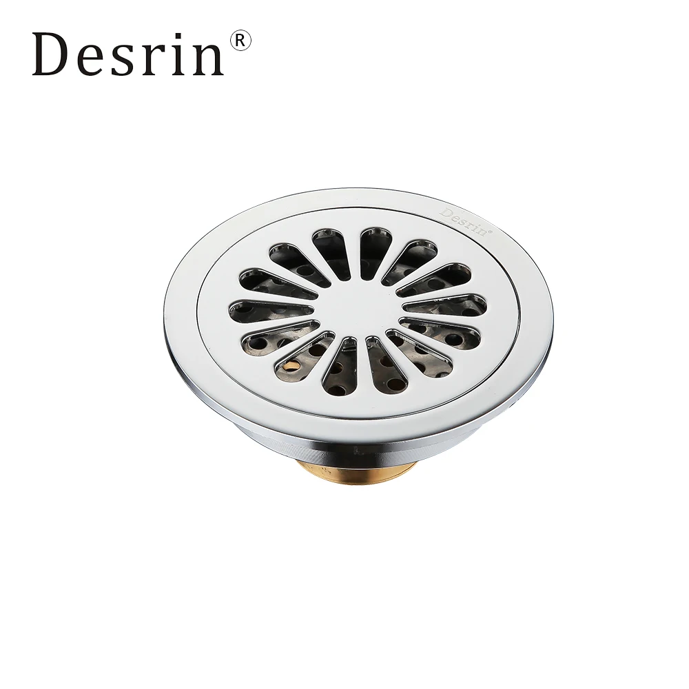 Оптовая продажа с фабрики Desrin круглые сливы для душа хромированные латунные