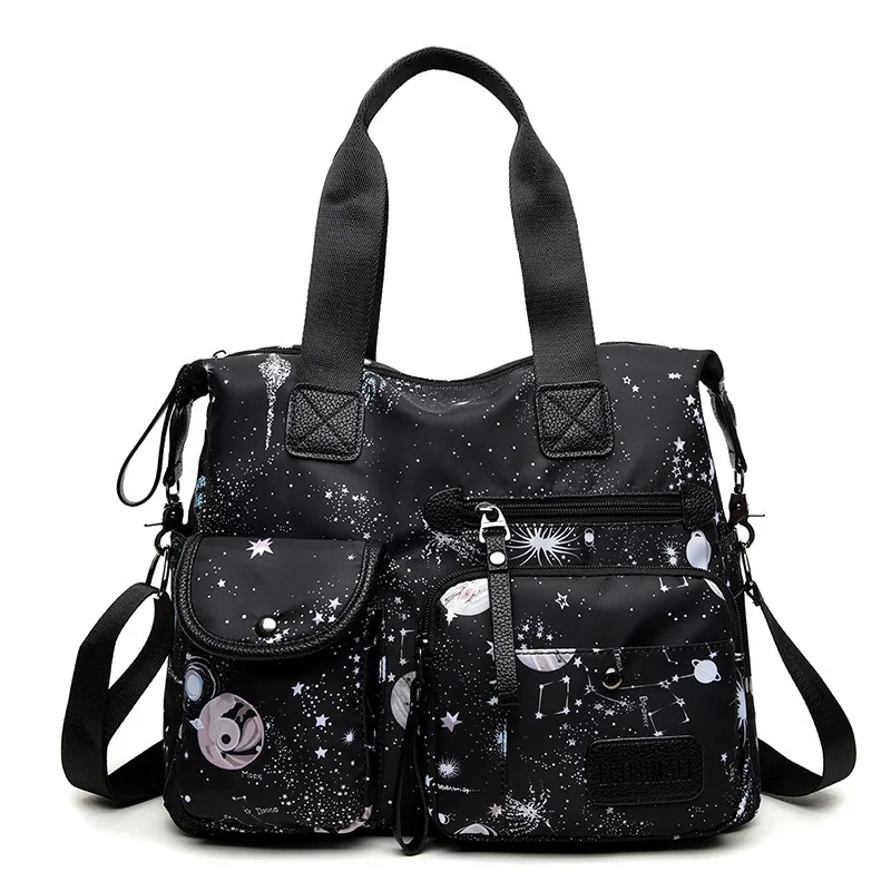 

2019 New nylon women's handbag leisure single shoulder oblique span multifunctional