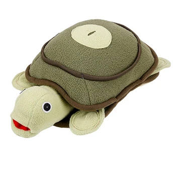 

Pet Dog Cat Plush Toy Squeaky Chew Toys Sound Funny Turtle Dolls Fleece Fit for All Pets Training Sniffing Pets Supplies