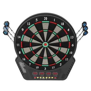 

17'' Electronic Soft Tips Dart Board Set Digital LED Scoring Count Display