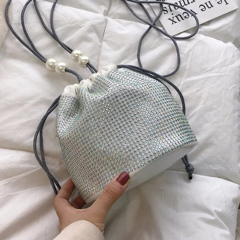 

Summer New Arrival INS Super Fire Bag Women's 2019 New Style Korean-style Versatile Shoulder Fashion Pull-belt Bucket Bag