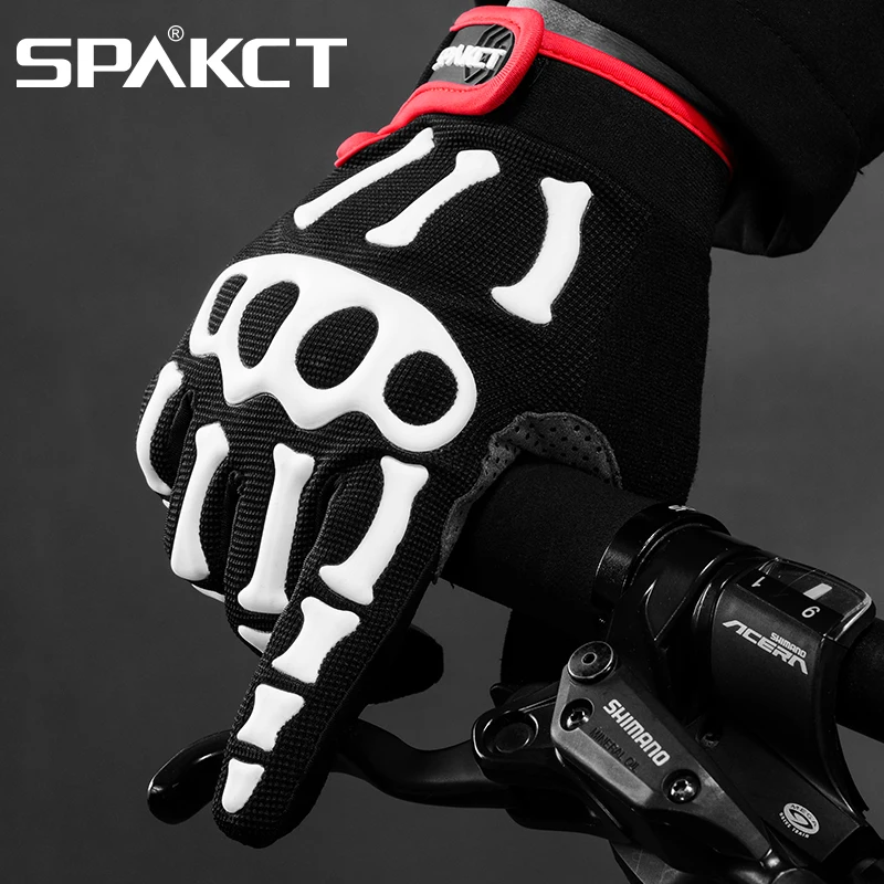 SPAKCT Bike Bicycle Long Full Finger Cycling Riding Racing Bike Bone