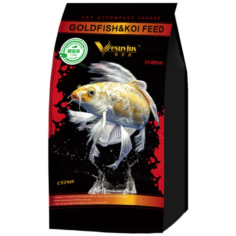 

Jonsanty Ornamental Fish Feed with Erythropoietin Spirulina Hyperchromic Brightening Koi Goldfish Feed OEM