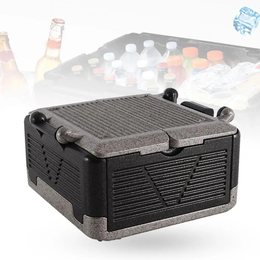 New 24 Cans Chill Chest Cooler Collapsible Portable Outdoor Wine Whisky Ice Bucket Insulated Waterproof Cool Storage Box