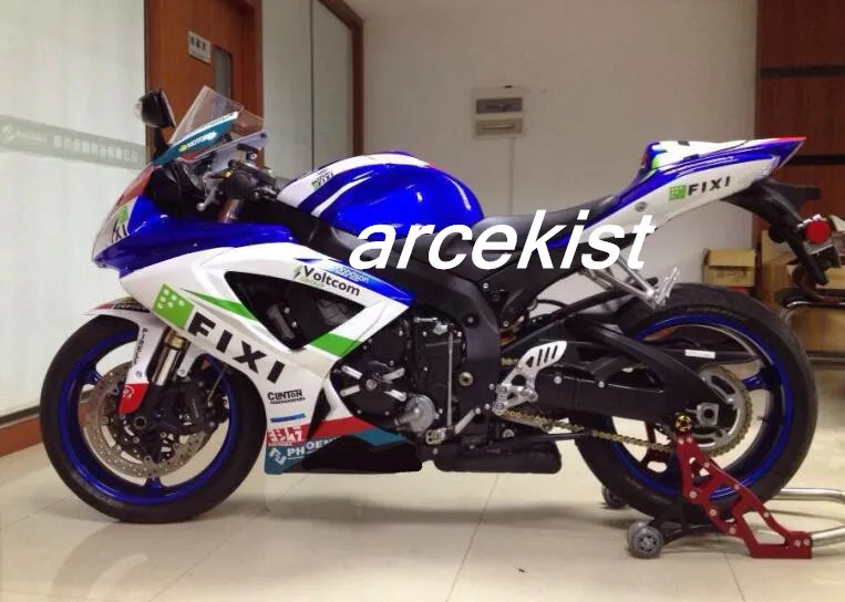 Новый стиль комплект обтекателей для мотоцикла ABS подходит SUZUKI GSXR600 GSXR750 06 07 R600 R750