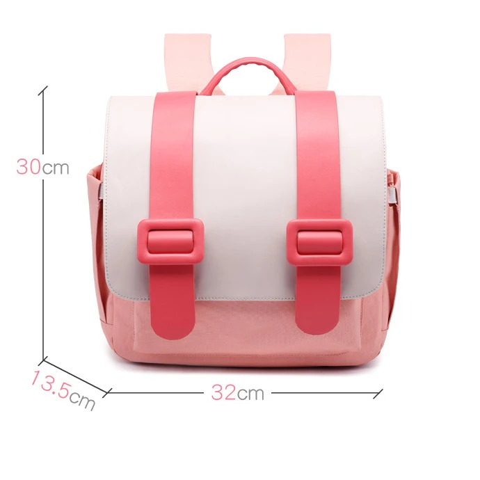 white and pink Детские Мини школьные сумки, милые Мультяшные рюкзаки для маленьких девочек, маленькие детские дорожные сумки на плечо, водонепроницаемая сумка для студентов, подарок для принцессы - Цвет: white and pink