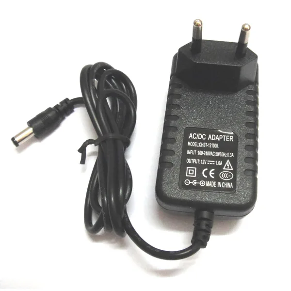 12V 1000mA 1A DC переключатель питания адаптер ЕС plug 12 V/1A для камеры видеонаблюдения