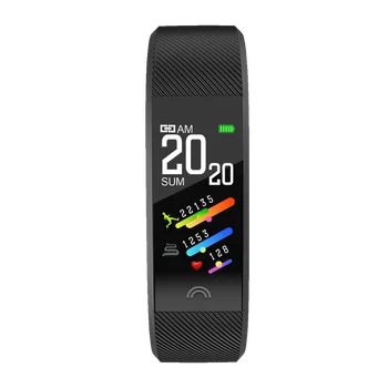 

F6 color screen smart bracelet heart rate blood pressure monitoring multi-sports mode IP68 waterproof USB in-line charging