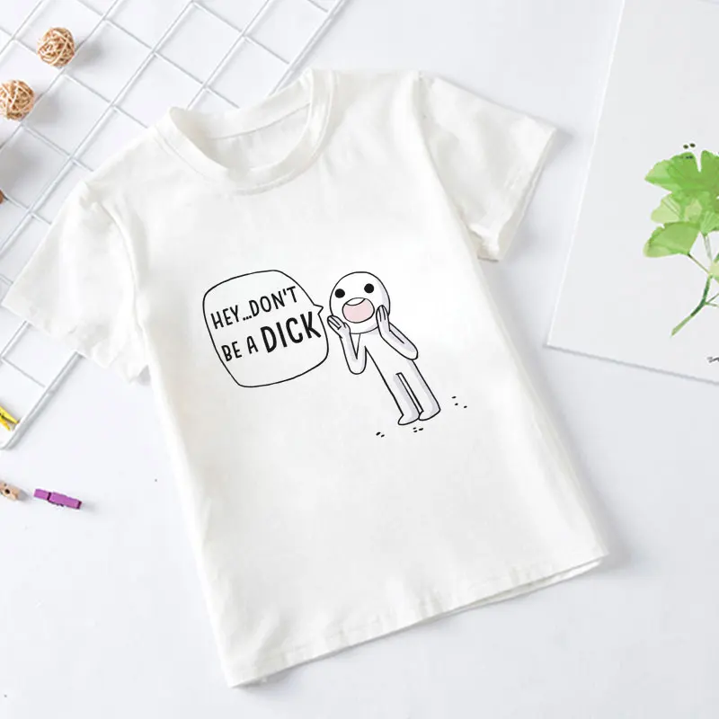 Милые рубашки для малышей Kawaii, футболка для девочек с рисунком смайлика Детские футболки с короткими рукавами для отдыха для мальчиков Модный корейский дизайн - Цвет: 3381