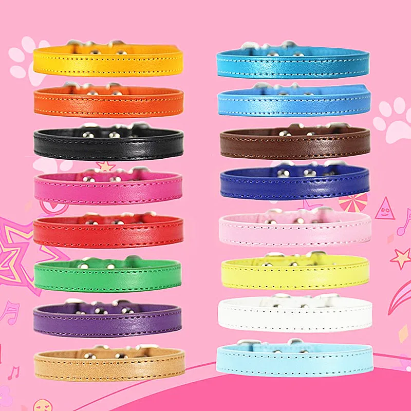 2020 New Pet Collar For Small Dogs Puppies Cat Puppies Collar Product Adjustable Pet Supplies Puppy Accessories Cat Leash Collar