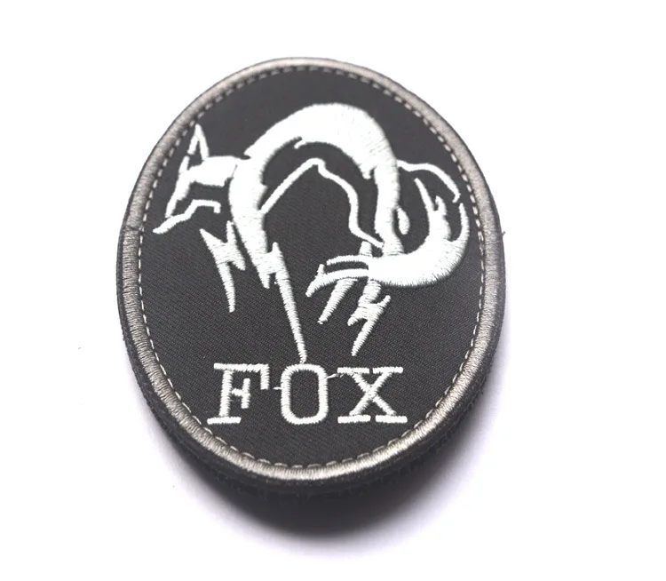 Ao tu duo er уличные наклейки для сумок из лисьего металла оборудование MGS Fox Hound Force вышитые патч